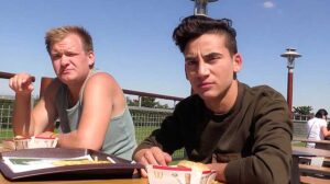 Czech Hunter 316 - Two straight boy show their bodies and dicks