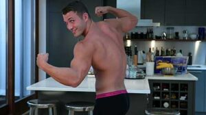 This bonus shoot of James Branson was filmed during his photo shoot so you get to see a little behind the scenes of him as he slowly strips down, his body is looking real great today as he is just back from a holiday in a nice warm place.