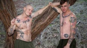 Niko Carr with another muscle stud, but ends up being the bottom bitch! I like to go somewhere warm when winter arrives. I hate cold weather.