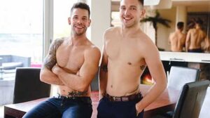 Kevin David with another muscle stud, but ends up being the bottom bitch! I like to go somewhere warm when winter arrives. I hate cold weather.