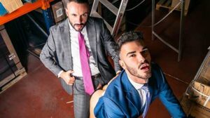 Pol Prince is the new guy at the office and today he’s working alone with manager Leo Rosso. Leo asks Pol to go to the warehouse and do the inventory.