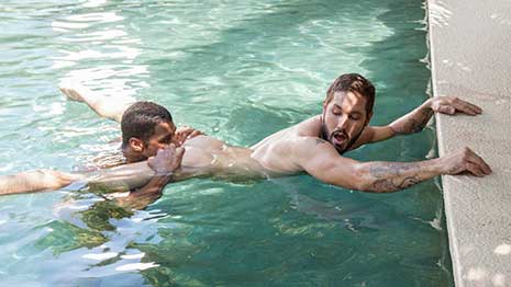 Bisexual boy Jeff Powers is looking for a little adventure, someone he can explore with, and lucky for him, Dominic Santos is more than willing to help him out.