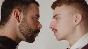 Father Teddy Torres pays a visit to catholic boy Ryan Jacobs to tell him he’s dissatisfied with his grades lately. Ryan knows he’s been underperforming which merits a good spanking from father Torres.