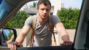 When I found Nate Grimes he was pretty bummed about losing his job so I made it my mission to make him loosen up. He was pretty eager to make some spare money so getting him into my car...