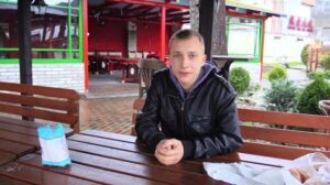 This young Czech Hunter 613 man was a really nice catch. I met him outside of a restaurant, where he was hiding from rain. He was in the town on a trip with a bunch of college friends.