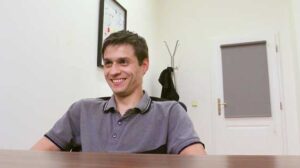 This young man oversaw an outdoor Dirty Scout 282 cinema. It was a fun job but not rewarding financially. He wanted something new, more demanding, and better paid.