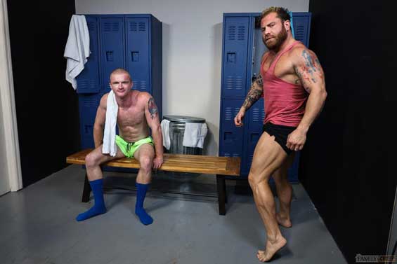 Brody Fox with another muscle stud, but ends up being the bottom bitch! I like to go somewhere warm when winter arrives. I hate cold weather.