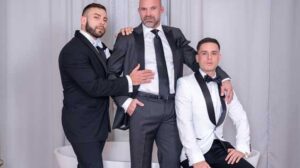 It's the evening of Diego Reyes' company Holiday Party and he will be joined by his boyfriend Manuel Reyes. Diego's boss, D Dan, lives close by and plans on sharing a ride to the event with them.