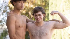 The quickest dick in the west is back! David Slingers been crushing on our new guy Dillon James all week! He mentioned he kind of looks like Zac Efron and he's been wanting to make him sing!