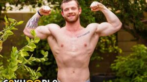 Luc Nix came on set confident today! This big muscle hunk's never stepped in front of a camera before. He's never even sent a nude!