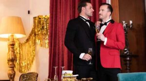 Sophisticated Euro couple Papi Kocic and Franky Fox have a very special New Year's Eve planned. They decorate the house, dress in their fancy tuxedos, and have a toast before Franky can't wait any longer...