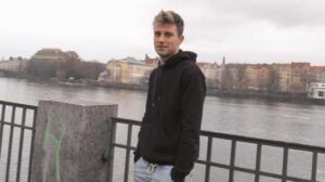 This Czech Hunter 676 man was waiting for a friend when I bumped into him. They were supposed to have fun evening together, but she was late. It was cold and the dude was a bit on edge.