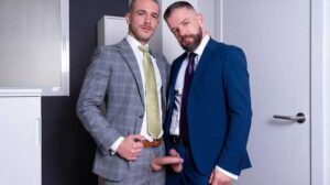 According to recent surveys - 60% of men admitted to watching porn at the office. And many of them, we're certain, enjoy the distraction of suited man-on-man action on Menatplay.