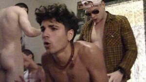 We all went clubbin' last night and got too horned with no tail popping through after. Damn girls were rubbing up on all of us and nothing after, damn teases. Luckily we always keep a bitch on deck back at the pad.