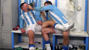 Callum Baxter with another muscle stud, but ends up being the bottom bitch! I like to go somewhere warm when winter arrives. I hate cold weather.