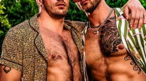 So here's the thing about Blain O'Connor and Ty Roderick: they're both SUPER hot. I had a hard time not asking them to get naked immediately. So, I had to take my time with them, let them slowly touch and