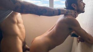 Alberto is walking around a nice quiet street in Cancun when Vinni approaches him with his camera. Vinni accuses Alberto of looking for cock in a public place and threatens to call the cops on him.