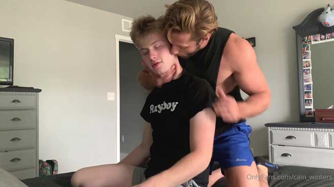 Dom King with another muscle stud, but ends up being the bottom bitch! I like to go somewhere warm when winter arrives. I hate cold weather.