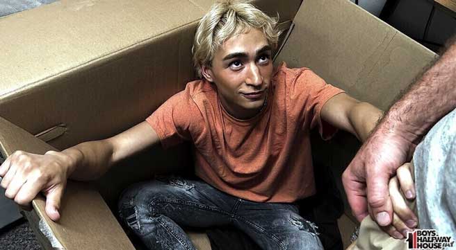 We have a problem with unauthorized guests now and then, but it's rare to have an unauthorized resident. Just when you think you've seen it all, right? Well, when the House Manager on duty