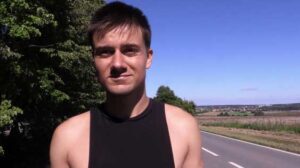 Samuel was a cutie from Slovakia. I met him walking near a highway Czech Hunter 717 looking for help with his broke down car. The poor dude was broke, too.