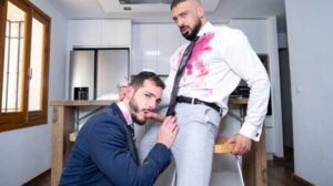 Marco Napoli has been busy cooking Thanksgiving dinner and dessert for his first family dinner with his boyfriend Ricky Hard. Ricky Hard is stressed and wants the gathering to be perfect – including the dessert that uses his mom's recipe.