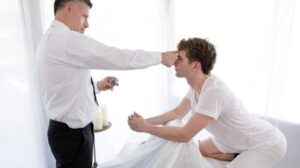 Elder Cole’s anointment ceremony comes with great joy, as the boy’s journey has been true to the mission’s cause. Now, President Jaxx is ready to give the young elder his blessing with this