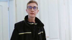 We had an unexpected visit today. A month ago Michal ordered a package Czech Hunter 728 online and this was the day it arrived. We didn't know it was coming so the postman took us by surprise.