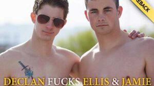 Declan wasn't sure how he would feel about hooking up with a guy and a girl. So Jamie and Ellis waste no time in showing him that not only is he going to love it - but find himself craving it!