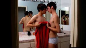 To make some extra cash Matthew Keading is looking to rent out his spare bedroom. He gets more than he bargained for when sexy twink Daniel Bishop shows up to view the room.