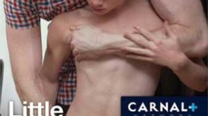 In Little Caleb & Tiny Tom: Chapters 1-5: Caleb has always been teased for his small stature. He can't seem to find anyone interested in popping his cherry.