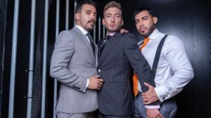 Juan McCoy, Mika Ayden, and Viktor Rom face each other in a "winner takes all" poker game. After a few hands, it becomes clear that Juan and Viktor are experienced, winning and stripping Mika of most of his money.