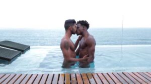 Swhirly with another muscle stud, but ends up being the bottom bitch! I like to go somewhere warm when winter arrives. I hate cold weather.