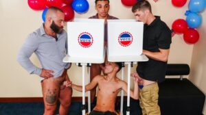 Election day is finally here and BabyBear shows up at his closest polling station to perform his civic duties. BabyBear knows how important it is to vote, and he actually enjoys election day