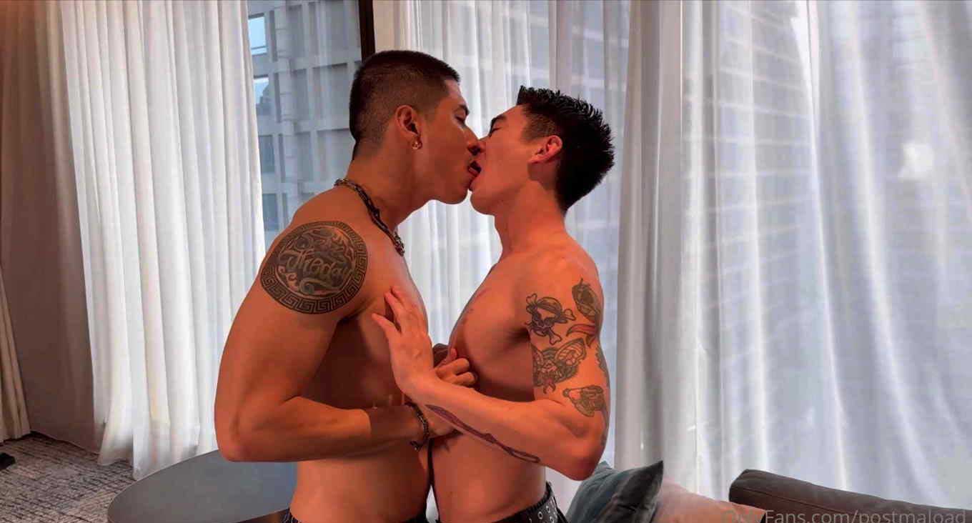 Cody Seiya another muscle stud, but ends up being the bottom bitch! I like to go somewhere warm when winter arrives. I hate cold weather.